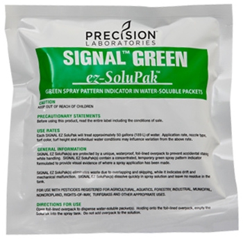 Precision Laboratories - Signal Green EZ SoluPak Green Spray Pattern Indicator